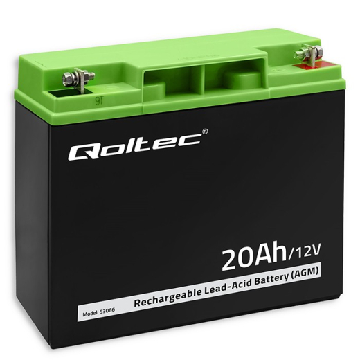 AGM batteri 12V 20Ah, max. 300A