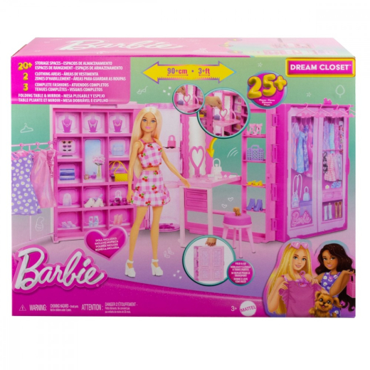 Dukke Barbie Dream Closet 3.0 + Dukke s�t