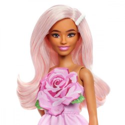 Dukke Barbie Fashionistas Blond pink kjole