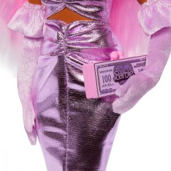 Dukke Barbie Deluxe Stil 1 metallic pink kjole