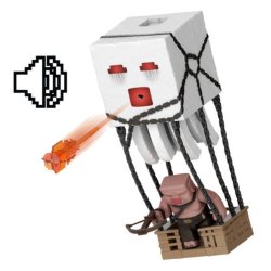 Minecraft Figur S�t Angreb Ghast med Projektil
