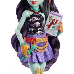 Doll Monster High Jinafire Long med dyr