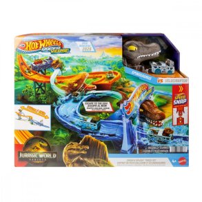 Bane Hot Wheels RacerVerse Jurassic World Crash and Splash Track Set