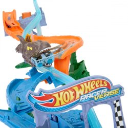Bane Hot Wheels RacerVerse Jurassic World Crash and Splash Track Set