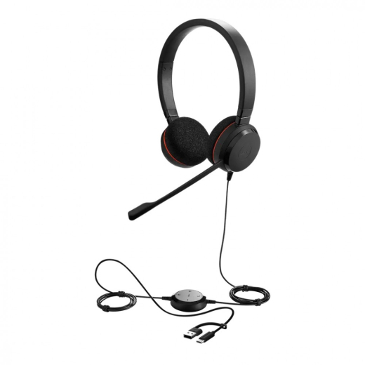 Jabra Evolve 20 USB-A &amp; USB-C UC Stereo