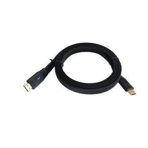 HDMI Kabel v 2.1 flad sort 3m