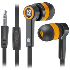 WIRED HEADPHONES PULSE 420 SORT-ORANGE