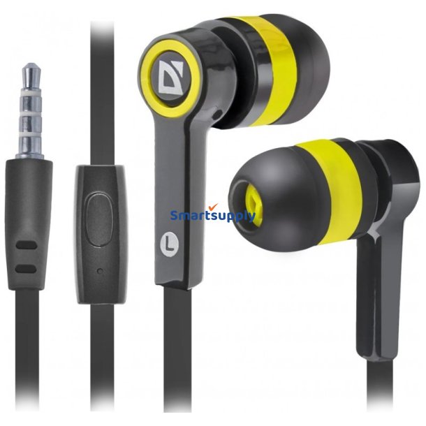 WIRED HEADPHONES PULSE 420 BLACK-YELLOW