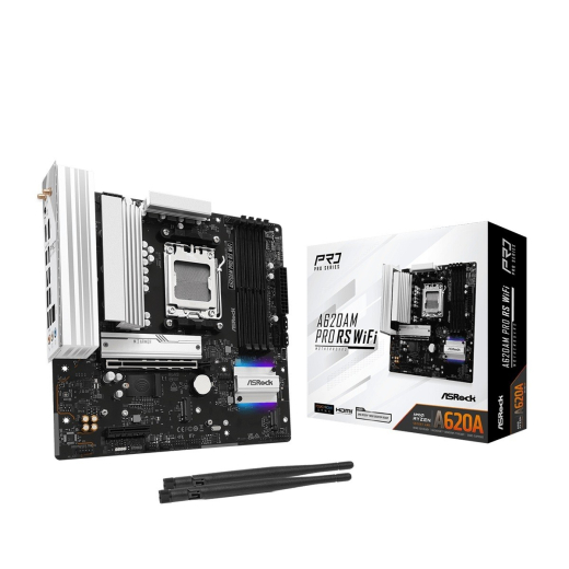 A620AM PRO RS WIFI AM5 4DDR5 HDMI/DP M.2 mATX
