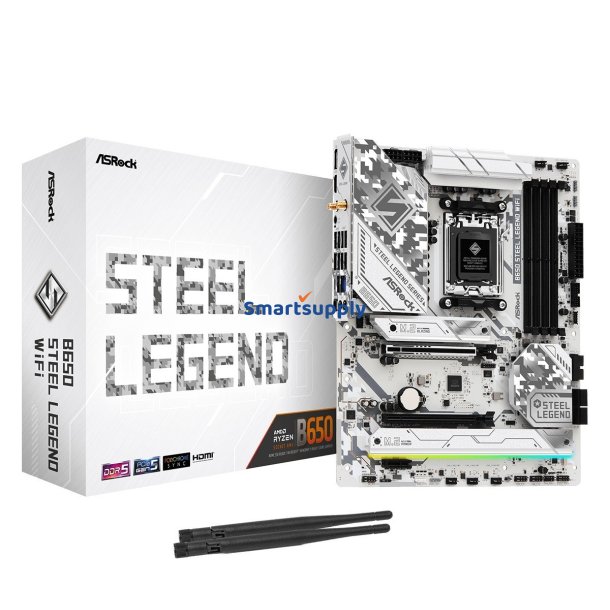 B650 STEEL LEGEND WIFI AM5 4DDR5 HDMI/DP M2 AT