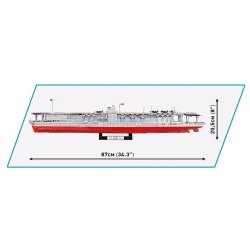 Klocki IJN Akagi Aircraft Carrier 3573 klodser