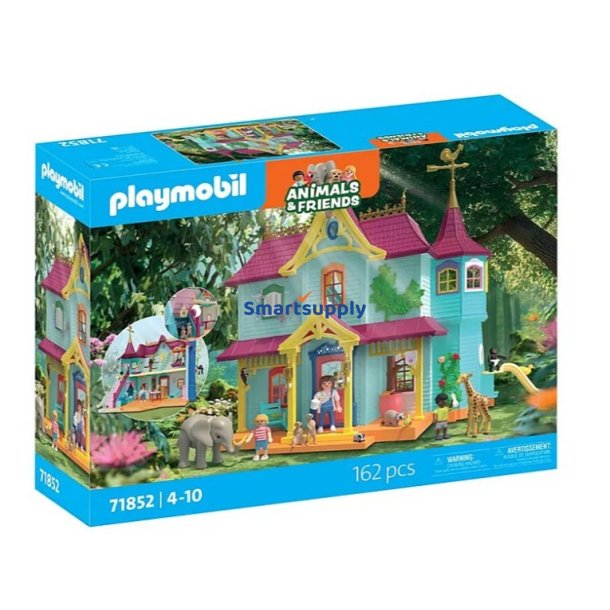 S�t med figurer Animals & Friends 71852 Farverig villa til dyr