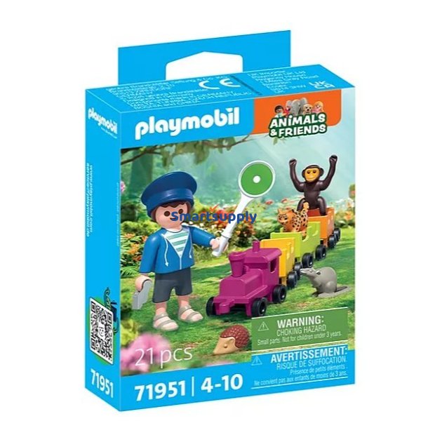 S�t med figurer Animals & Friends 71951 Togudflugt