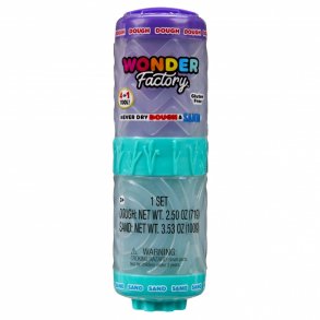 Plastisk masse Wonder Factory Never Dry Dough, Lilla Teal