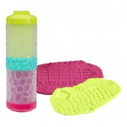 Plastisk mass Wonder Factory Never Dry Dough, Limegr�n, Pink