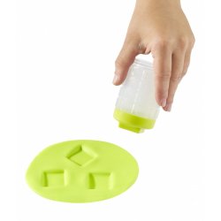 Plastisk mass Wonder Factory Never Dry Dough, Limegr�n, Pink