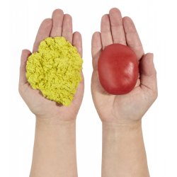 Plastisk masse Wonder Factory Never Dry Dough, R�d Gul