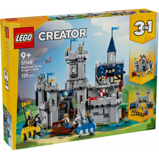 Bricks Creator 31168 Middelalderlig Heste Ridder Slot