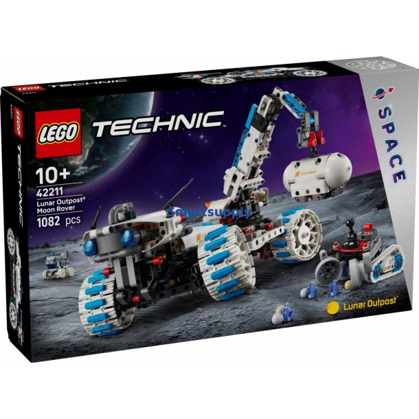 Bricks Technic 42211 Lunar Outpost Moon Rover Space