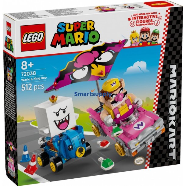 Bricks Super Mario 72038 Mario Kart Wario og King Boo