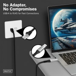 USBA RJ45 kabel AK-300600-030-S