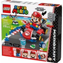 Klocki Super Mario 72043 Mario Kart - Interaktiv figur LEGO Mario og Standard Kart