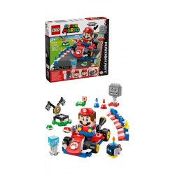 Klocki Super Mario 72043 Mario Kart - Interaktiv figur LEGO Mario og Standard Kart