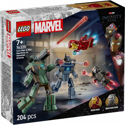 Iron Man &amp; War Machine vs. Hammer Drones