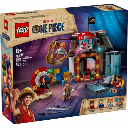 Bricks One Piece 75637 Buggy the Clowns Circus Tent