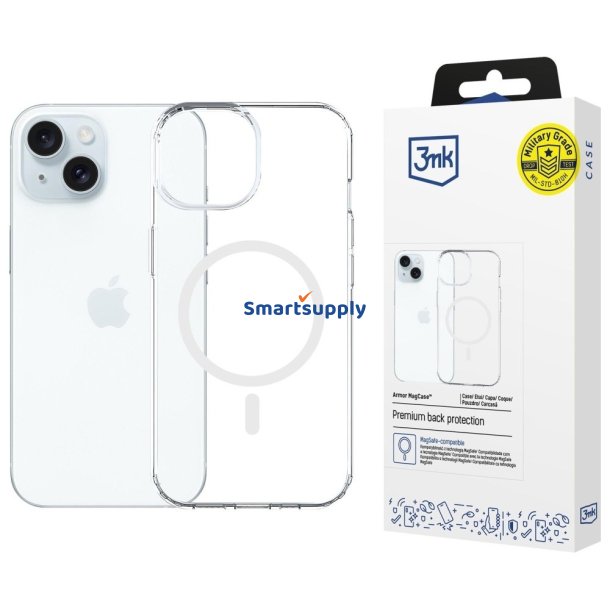 Armor MagCase iPhone 15 MagSafe Clear