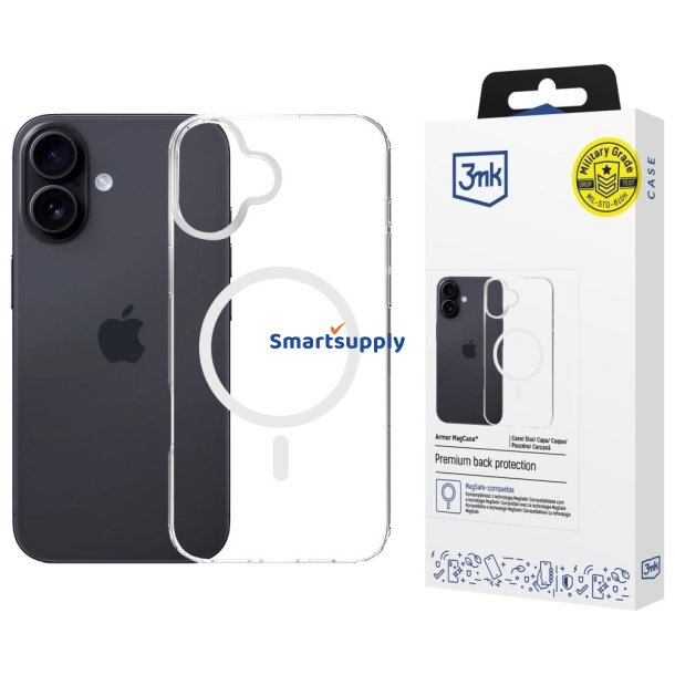 Armor MagCase iPhone 16 MagSafe klar