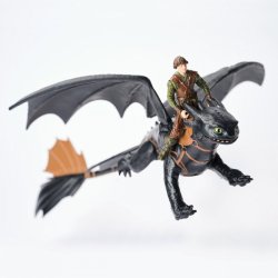 Figurer s�t S�dan T�mmer Du Din Drage Toothless + Hiccup