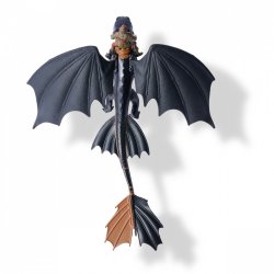 Figurer s�t S�dan T�mmer Du Din Drage Toothless + Hiccup