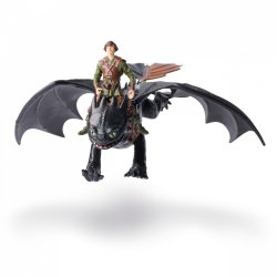 Figurer s�t S�dan T�mmer Du Din Drage Toothless + Hiccup