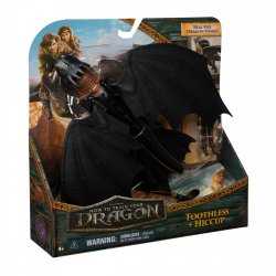 Figurer s�t S�dan T�mmer Du Din Drage Toothless + Hiccup