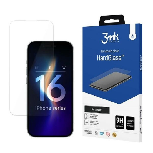 HardGlass iPhone 16 Pro Max 6,9 h�rdet glas 9H