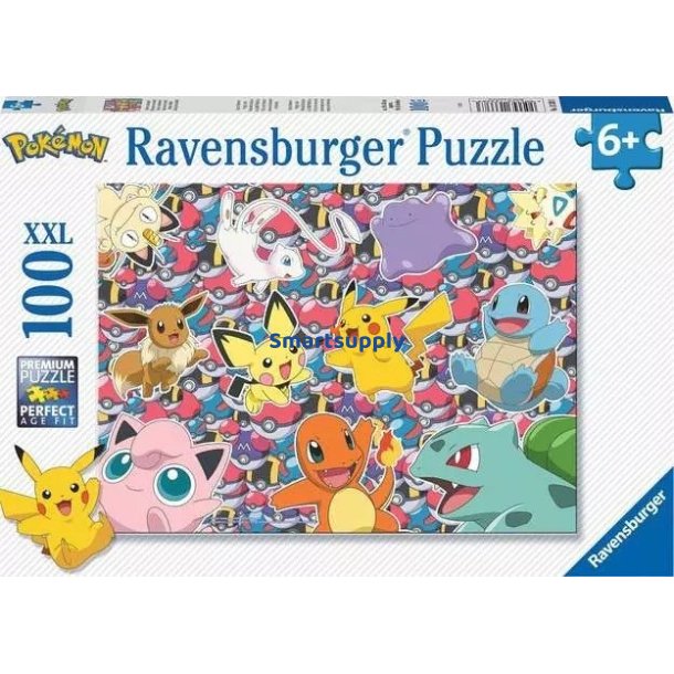 Puzzle XXL 100 brikker Pokemon