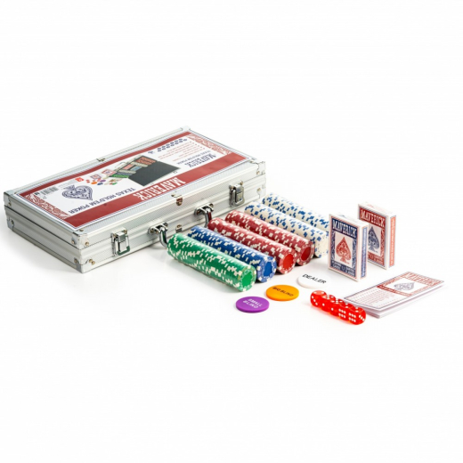Pokerchips 300 stk Maverick