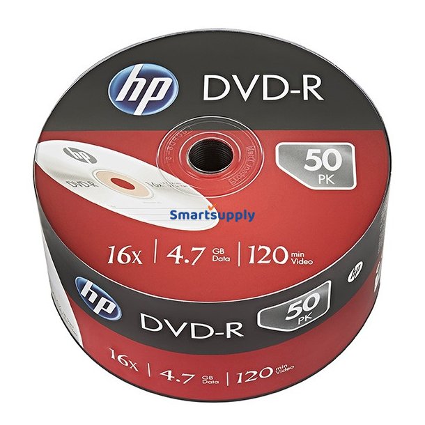HP DVD-R 16x 4.7GB 50P DME00070-3 69303