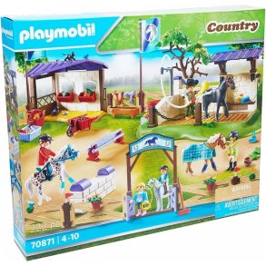 Figurer s�t Land 70871 Hestevogns Turnering med Hestebad