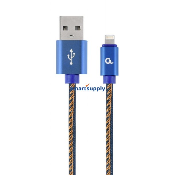 Kabel USB 8 pin premium jeans 2 m