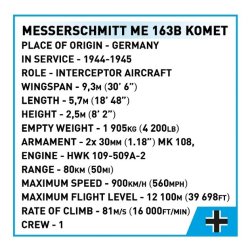 Blocks Messerschmitt Me 163B Comet 543 blocks