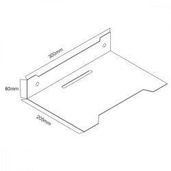 Decoder v�gshelf, maks 5kg, MC-122