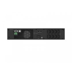 UPS On-Line rack 1000VA 8xIEC C13 USB-B LCD metalisk kabinet DUST-FREE