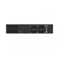 UPS On-Line rack 2000VA 8xIEC C13 USB-B LCD metalisk kabinet DUST-FREE