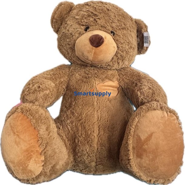 Plush Oktawian Teddybj�rn Siddende brun 75 cm