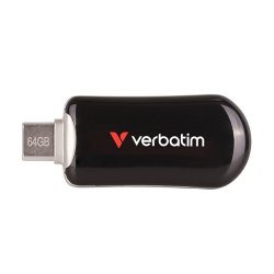 Pendrive Plectra 64GB USB-C 100MB/s 30224 BK