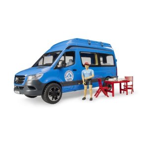 MB Sprinter camperbil med figur og tilbeh�r