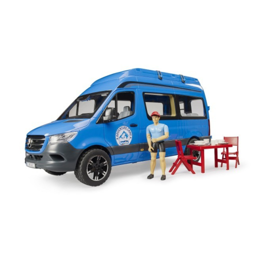 MB Sprinter camperbil med figur og tilbeh�r