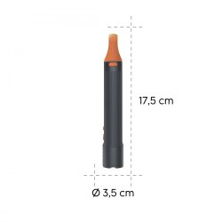 Led turist lommelygte 4 lysindstillinger zoom